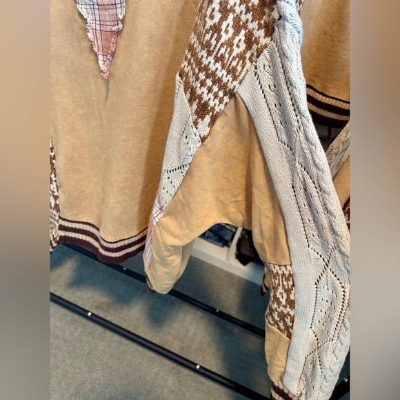 Women’s Oli and Hali boho patchwork sweater - Picture 7 of 10